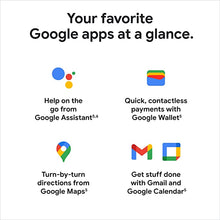 Load image into Gallery viewer, Google Pixel Watch - Android Smartwatch with Fitbit Activity Tracking - Heart Rate Tracking Watch - Polished Silver Stainless Steel case with Charcoal Active Band - LTE