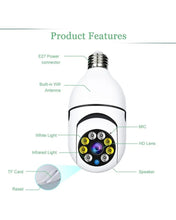 Load image into Gallery viewer, Last Day Promotion Wireless Wifi Light Bulb Camera Security Camera
