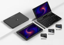 Load image into Gallery viewer, GPD Pocket 3 Mini Laptop with Core i7-1195G7 CPU, 16GB LPDDR4x RAM, 1TB NVMe SSD, 1920x1200p Touch Screen; Windows 10, Wi-Fi 6, Bluetooth 5.0, RS232 port [GPD-POCKET-3-i7]
